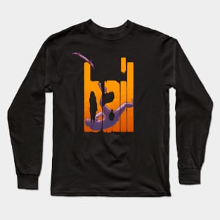 Skateboarding bail Long Sleeve T-Shirt